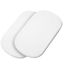 Maxi-Cosi Lagner - 2-pak - Carrycot Bedsheets - Hvid