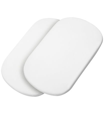 Maxi-Cosi Lagner - 2-pak - Carrycot Bedsheets - Hvid