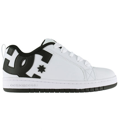 DC Shoes Sko - COURT GRAFFIK - Hvid/Sort