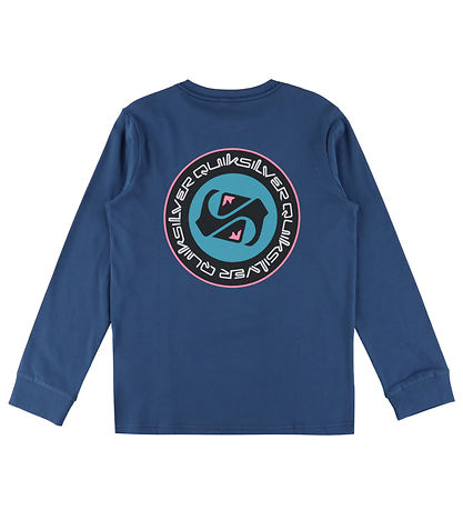 Quiksilver Bluse - EV Duality - Dark Denim m. Print