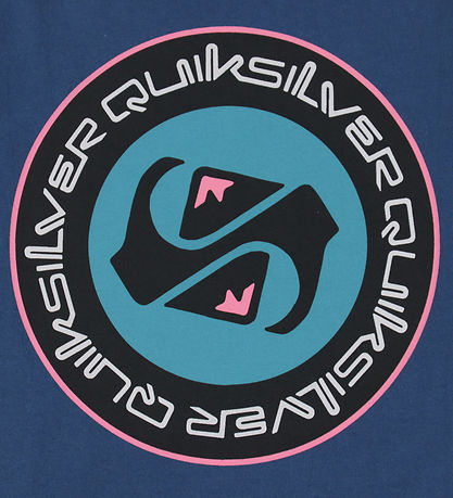Quiksilver Bluse - EV Duality - Dark Denim m. Print