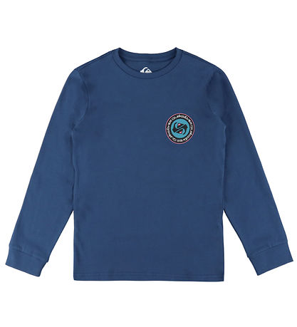 Quiksilver Bluse - EV Duality - Dark Denim m. Print