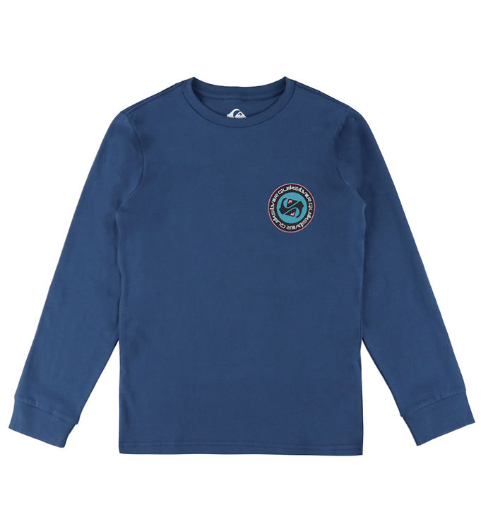 Quiksilver Bluse - EV Duality - Dark Denim m. Print