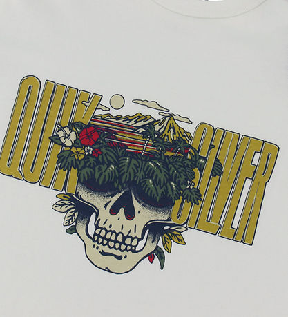 Quiksilver T-Shirt - Paradise Point - Snow White