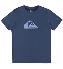 Quiksilver T-Shirt - EV COMP LOGO - Vintage Indigo