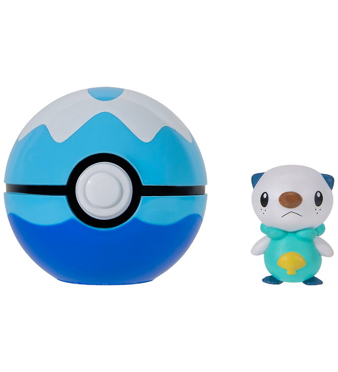 Pokémon Figur - Clip 'N' GO - Oshawott m. Dive Ball