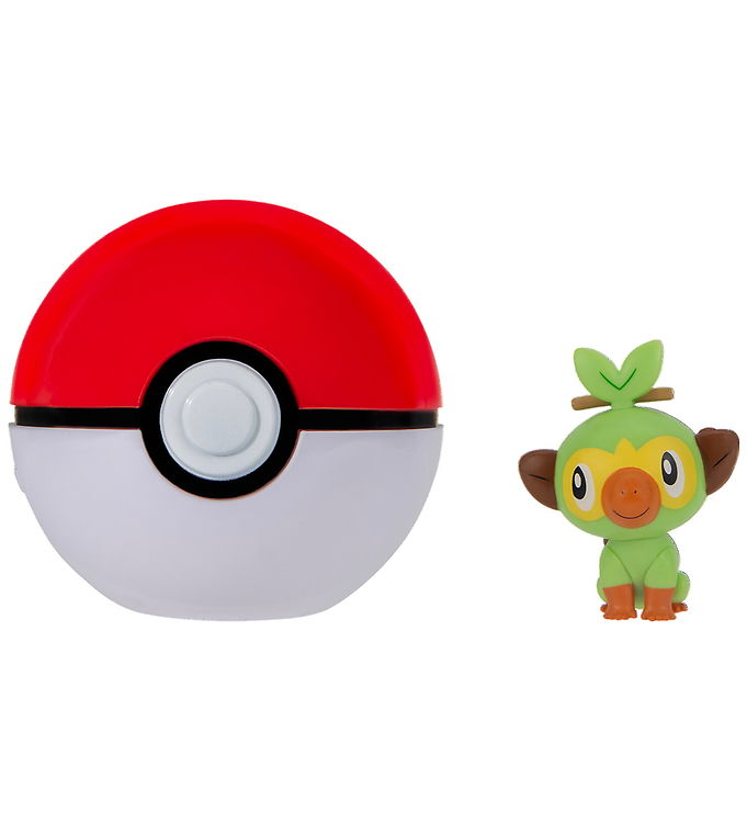 Pokémon Figur - Clip 'N' GO - Grookey m. Poké Ball