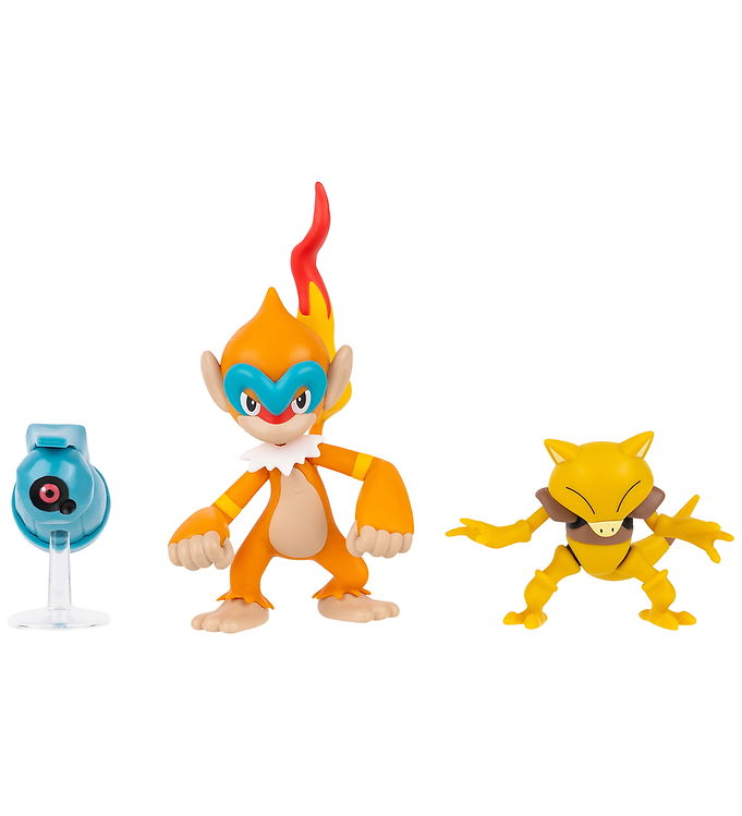 Pokémon Figurer - 3-pak - Battle Figure - Beldum/Monferno/Abra