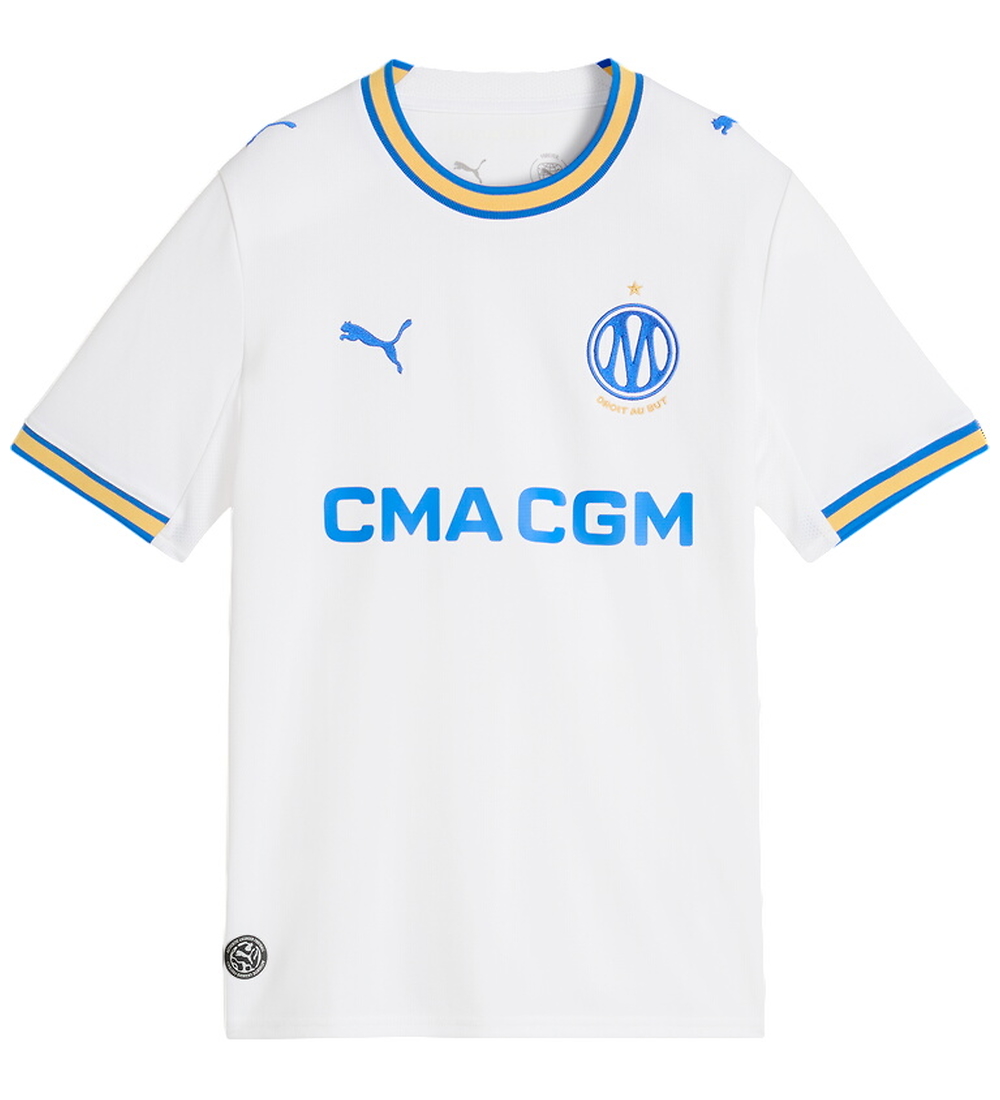 Puma Fußballtrikot - Marseille Homes 26/27 - Puma White/Team R - Puma - 16 Jahre (176) - Fußballtrikots