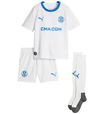 Puma Fodboldtrøje - OM Home Minikit - Hvid
