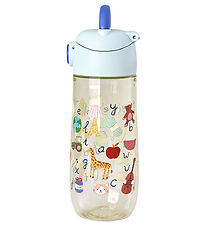 Rice Drikkedunk - 550 ml - ABC Print/Blue