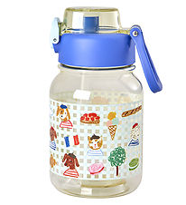 Rice Drikkedunk - 700 ml - Kids In Paris Print/Blue