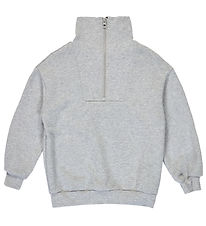 Jam Generation Sweatshirt - Half Zip - Pale Greymari