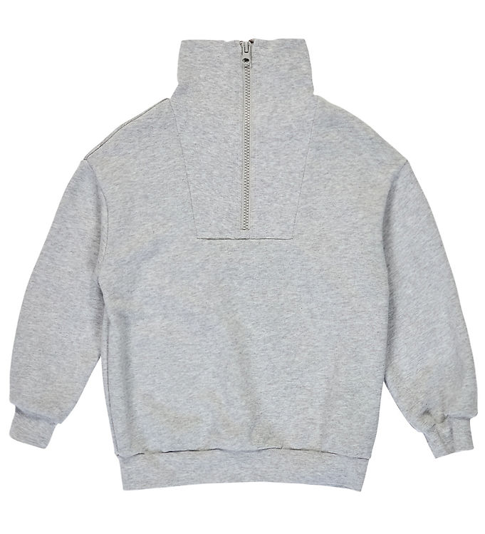 Jam Generation Sweatshirt - Half Zip - Pale Greymari