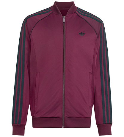 adidas Originals Cardigan - SST Track Top - Maroon