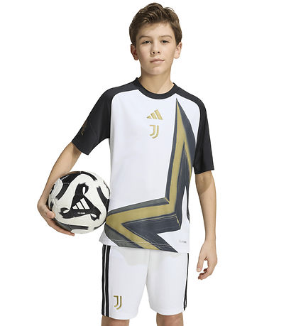 adidas Performance Fodboldtrøje - Juve Preshi Y - White/Black