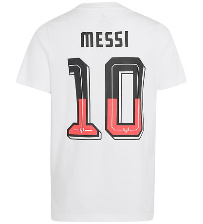 adidas Performance T-shirt - T Messi N&N G T - White