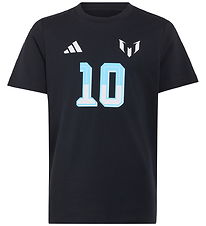 adidas Performance T-shirt - Y Messie N&N G T - Black