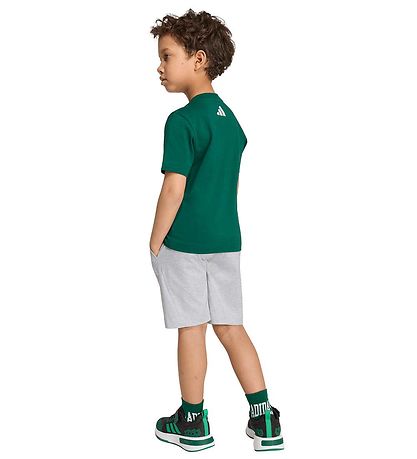 adidas Performance Shortssæt - Collegiate Green/Gråmeleret m. Mi