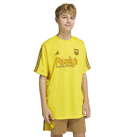 adidas Performance T-shirt - J FN Peely - Yellow