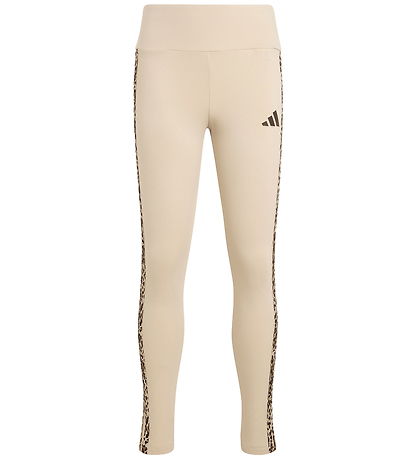 adidas Performance Leggings - JG AN 3S - Crli/Multco/Dbrown
