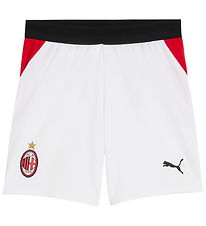 Puma Fodboldshorts - AC Milan - Puma White/For All Time Red