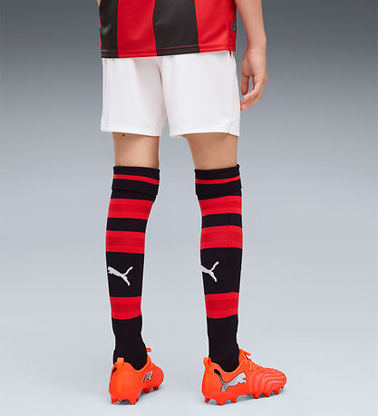 Puma Fodboldshorts - AC Milan - Puma White/For All Time Red