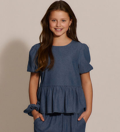 Rosemunde Scrunchie - RkLise - Denim Blue