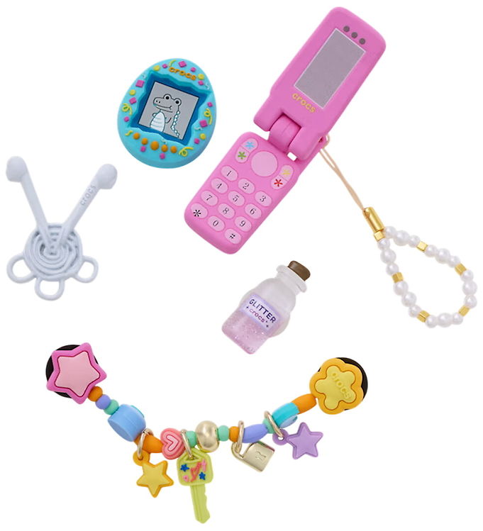Crocs Vedhæng - Girly Junk Drawer - 5-pak