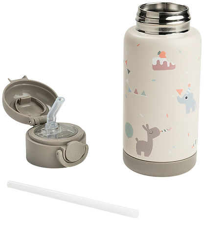 Done by Deer Drikkedunk m. Sugerør - 340 ml - Celebration - Sand