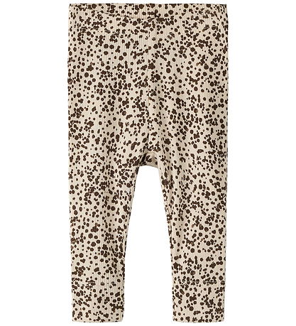 Name It Leggings - Rib - NbfFrainy - Brazzilian Sand