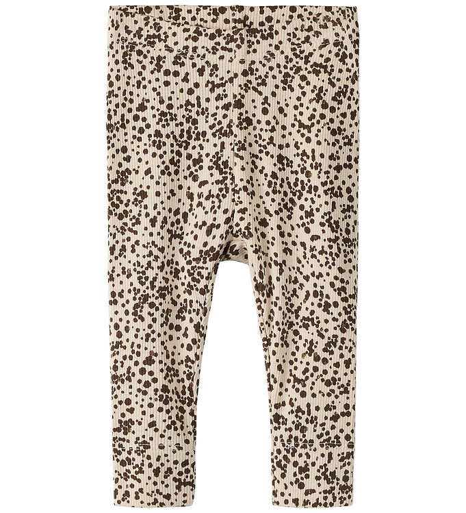 Name It Leggings - Rib - NbfFrainy - Brazzilian Sand