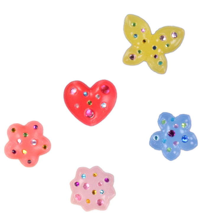 Crocs Vedhæng - Dainty Gem Floral - 5-Pak