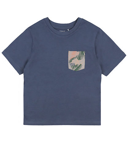 Name It T-shirts - 2-pak - NkmValmas - Vintage Indigo/Chateau Gr