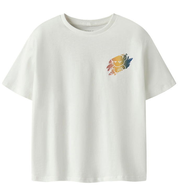 Name It T-shirt - Noos - NkmByne - Cloud Dancer