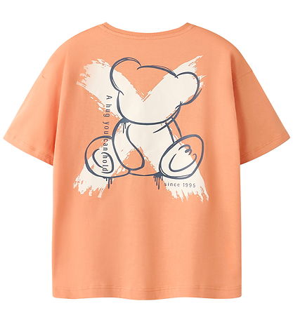 Name It T-shirt - Noos - NkmByne - Shell Coral