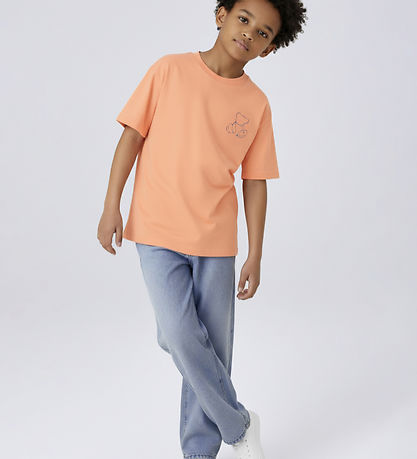 Name It T-shirt - Noos - NkmByne - Shell Coral