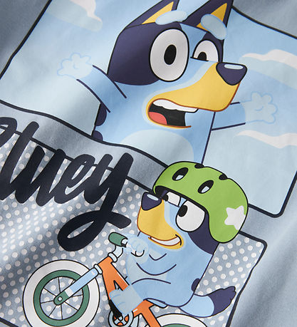 Name It T-shirt - Bluey - NmmMalih - Blue Fog