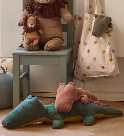 Maileg Bamse - Safari Friends - Crocodile - Big - Forest Green