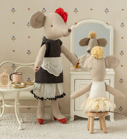 Maileg Bamse - Mor - Kosmetolog Mus - Sort