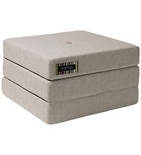 by KlipKlap Foldemadras - 3 Fold Single - Beige m. Sand