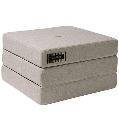by KlipKlap Foldemadras - 3 Fold Single - Beige m. Sand