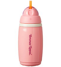 Tommee Tippee Water Bottle - Insulated Straw - 266 mL - Girl