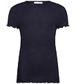 Rosemunde T-shirt - RkBalta - Rib - Modal/Cotton - Navy