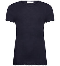 Rosemunde T-shirt - RkBalta - Rib - Modal/Bomuld - Navy