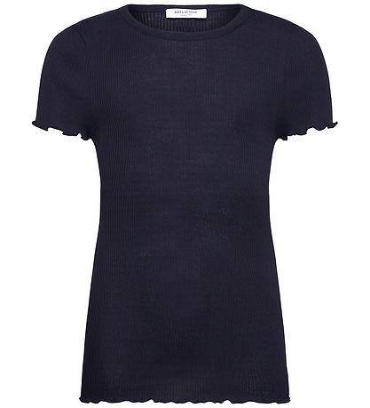 Rosemunde T-shirt - RkBalta - Rib - Modal/Bomuld - Navy
