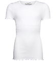 Rosemunde T-shirt - RkBalta - Rib - Modal/Cotton - New White