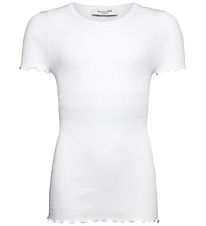 Rosemunde T-shirt - RkBalta - Rib - Modal/Cotton - New White