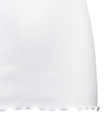 Rosemunde T-shirt - RkBalta - Rib - Modal/Bomuld - New White