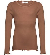 Rosemunde Blouse - RkBalta - Rib - Modal - Coca Mocha
